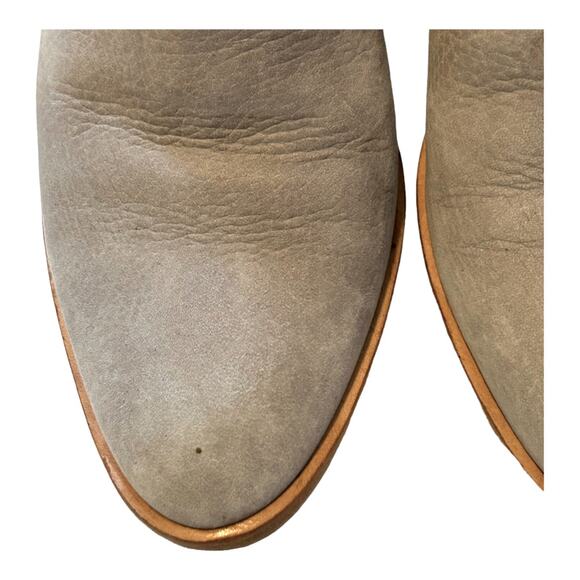 Rag & Bone Gray Sullivan Nubuck Leather Ankle Boot Size 36 US 6 - Picture 9 of 14